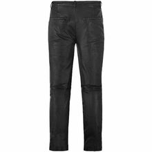 Men's Black Leather Trouser