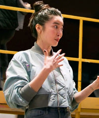 Yun Jee Kim Lift Movie Mi-Sun Green Bomber Jacket