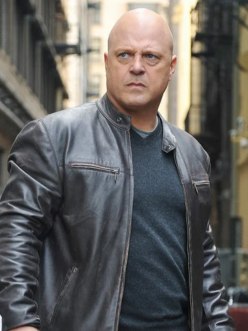 Michael Chiklis The Shield Cafe Racer Leather Jacket
