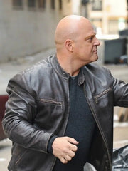 Michael Chiklis The Shield Cafe Racer Leather Jacket