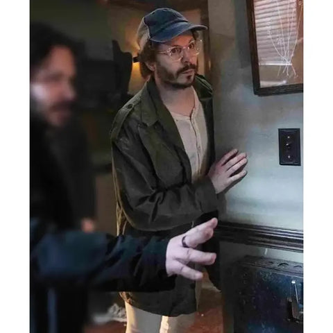 Michael Cera The Running Man Green Jacket