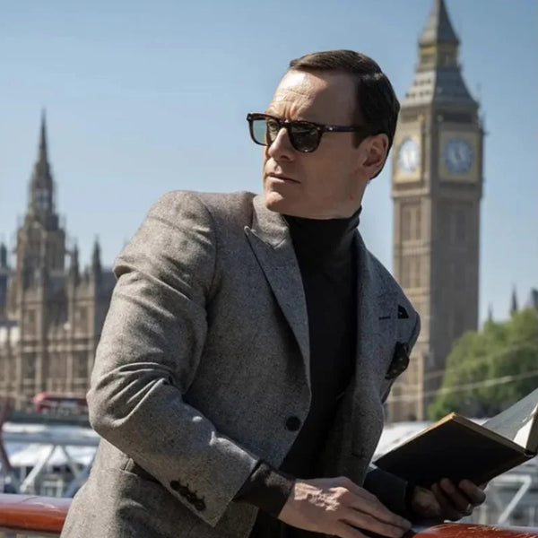 Michael Fassbender Black Bag 2025 Blazer