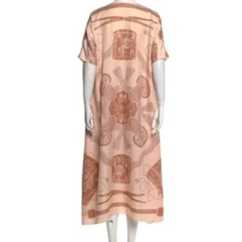 Michelle Monaghan The White Lotus S03 Printed Long Dress