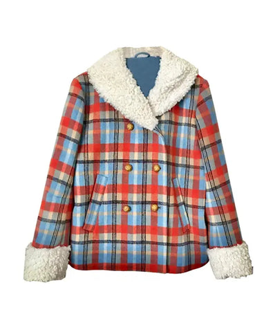 Millie Gibson Doctor Who Plaid Coat