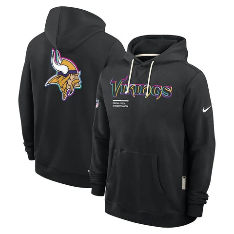 Minnesota Vikings Black 2025 Dri-FIT Hoodie