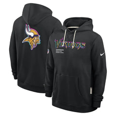 Minnesota Vikings Black 2025 Dri-FIT Hoodie