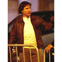 Tom Cruise Mission Impossible The Final Reckoning Brown Leather Jacket