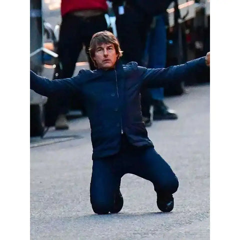 Tom Cruise Mission Impossible The Final Reckoning Blue Jacket