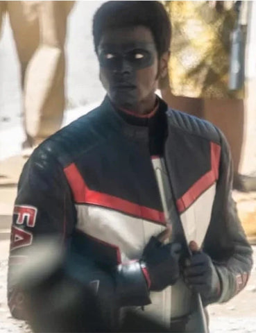Mister Terrific Superman Leather Jacket