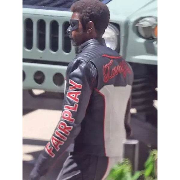Mister Terrific Superman 2025 Leather Jacket