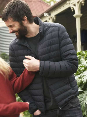 Jim Sturgess Mix Tape Black Puffer Jacket