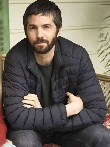 Jim Sturgess Mix Tape Black Puffer Jacket