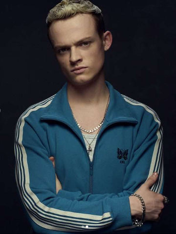Anson Boon MobLand  Blue Track Jacket
