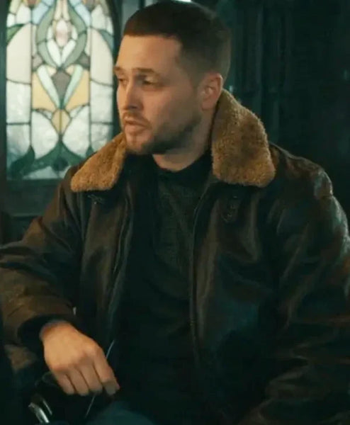 MobLand S01 Bradley Turner Leather Jacket
