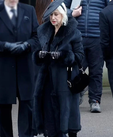 MobLand S01 Maeve Harrigan Black Coat