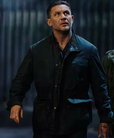 MobLand S01 Tom Hardy Black Jacket
