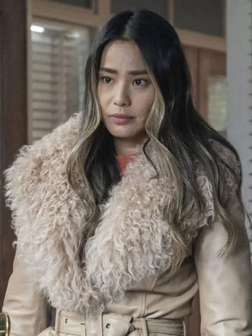 Molly Park Dexter New Blood Shearling Jacket