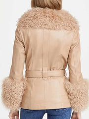 Molly Park Dexter New Blood Shearling Jacket