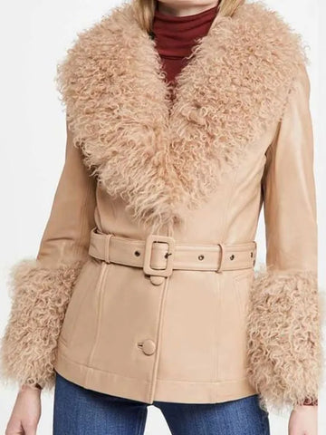 Molly Park Dexter New Blood Shearling Jacket