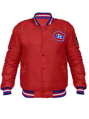 Montreal Canadiens Red Varsity Jacket