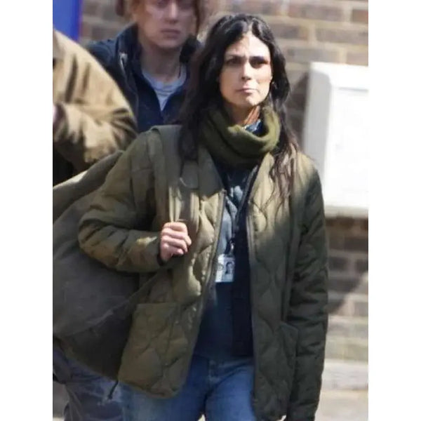Morena Baccarin Greenland Migration Green Jacket