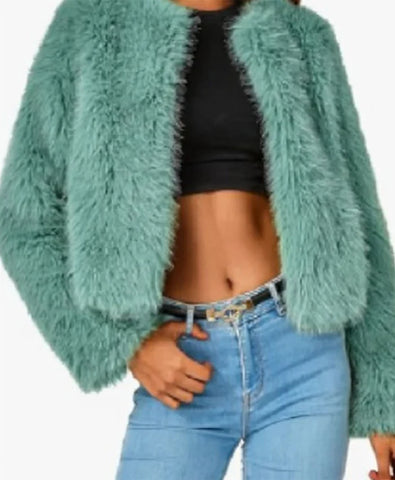 Morgan Gillory High Potential Teal Jacket