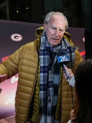 Craig T. Nelson Green and Gold 2025 Yellow Puffer Jacket