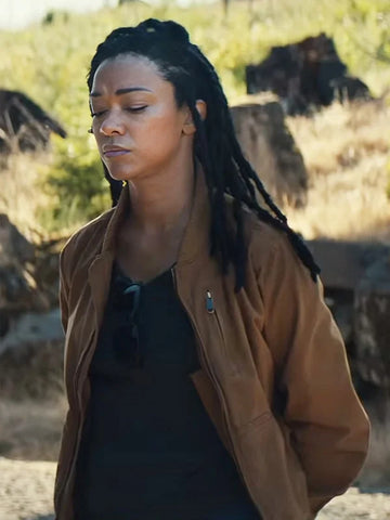 Sonequa Martin-Green My Dead Friend Zoe 2025 Brown Jacket