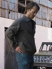 Hit Man Glen Powell Cotton Jacket