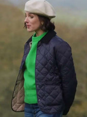 Shenae Grimes-Beech Love Of The Irish 2025 Quilted Jacket