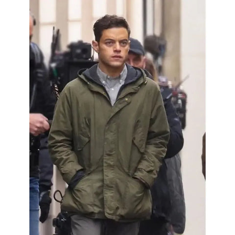 Rami Malek The Amateur Green Hooded Jacket