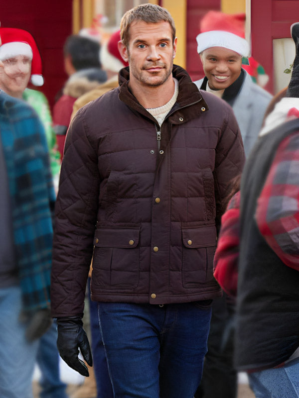 Movie Navigating Christmas Stephen Huszar Quilted Jacket