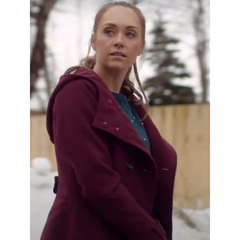 Amber Marshall My Christmas Guide 2023 Hooded Coat