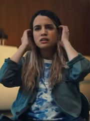 Natalie Morales My Dead Friend Zoe 2025 Grey Jacket