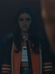 Asha Banks My Fault London 2025 Cafe Racer Leather Jacket