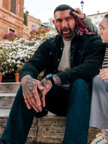 My Spy The Eternal City 2024 Dave Bautista Black Jacket