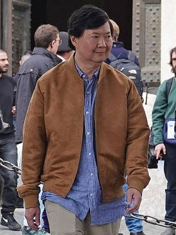 My Spy The Eternal City 2024 Ken Jeong Brown Jacket
