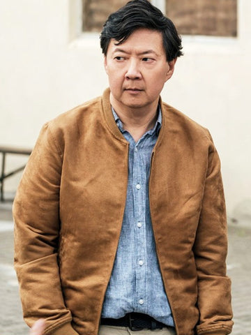 My Spy The Eternal City 2024 Ken Jeong Brown Jacket