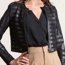 Amita Suman NCIS Tony and Ziva Striped Leather Jacket