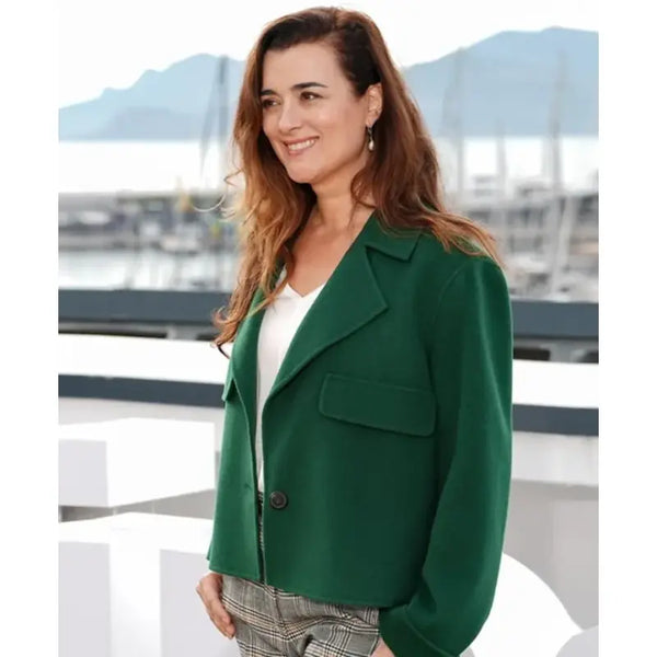 Cote de Pablo NCIS Tony and Ziva S01 Green Jacket