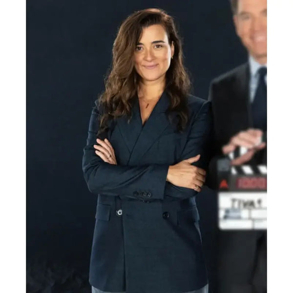 NCIS Tony and Ziva Cote de Pablo Blue Blazer
