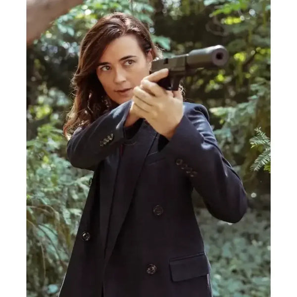 NCIS Tony and Ziva Cote de Pablo Blue Blazer