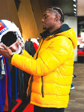 Keon Coleman Yellow Hooded Jacket