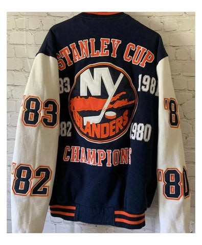 Championship NY Islanders Varsity Jacket