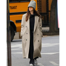 NYC Anne Hathaway Beige Coat