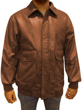 Nadia Turner Brown Leather Bomber Jacket
