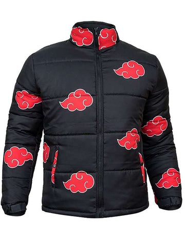 Akatsuki Naruto Puffer Jacket