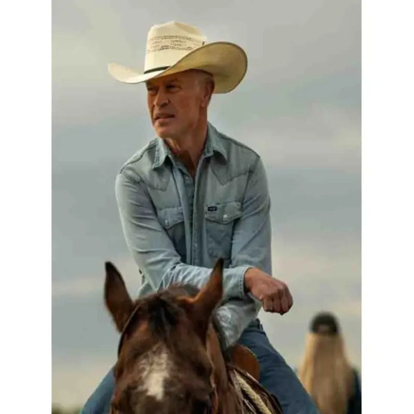 Neal McDonough The Last Rodeo Blue Jacket