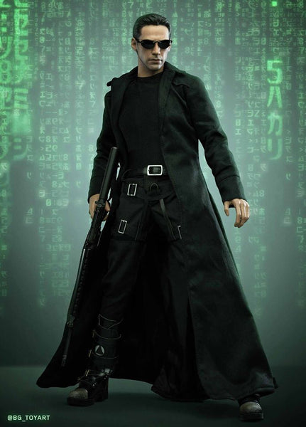 Matix Jackey Neo The Matrix Movie Leather Long Trench Coat – Jacketage