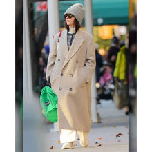NYC Anne Hathaway Beige Coat